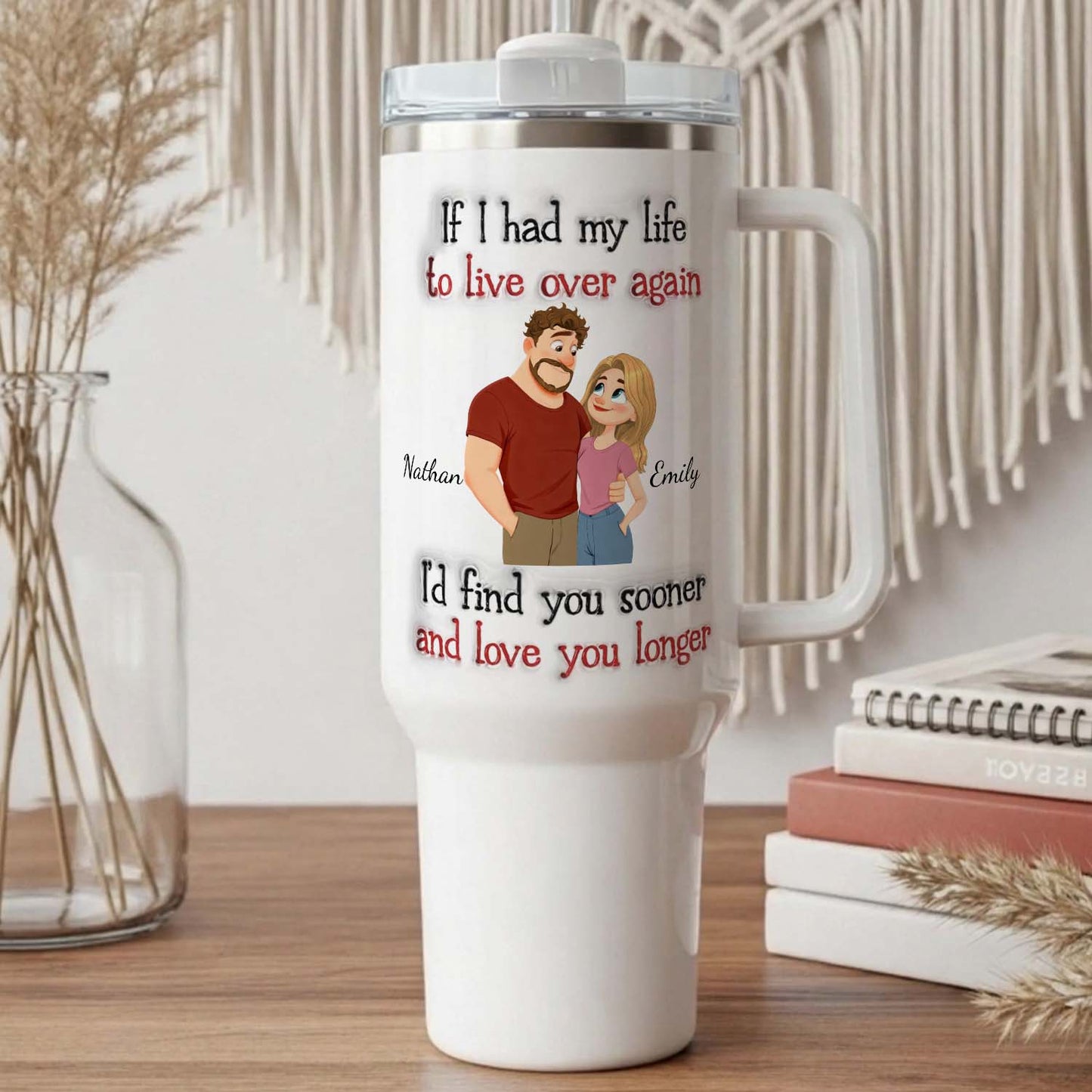 PST156 - If I Had My Life To Live Over Again- Personalized Custom Tumbler