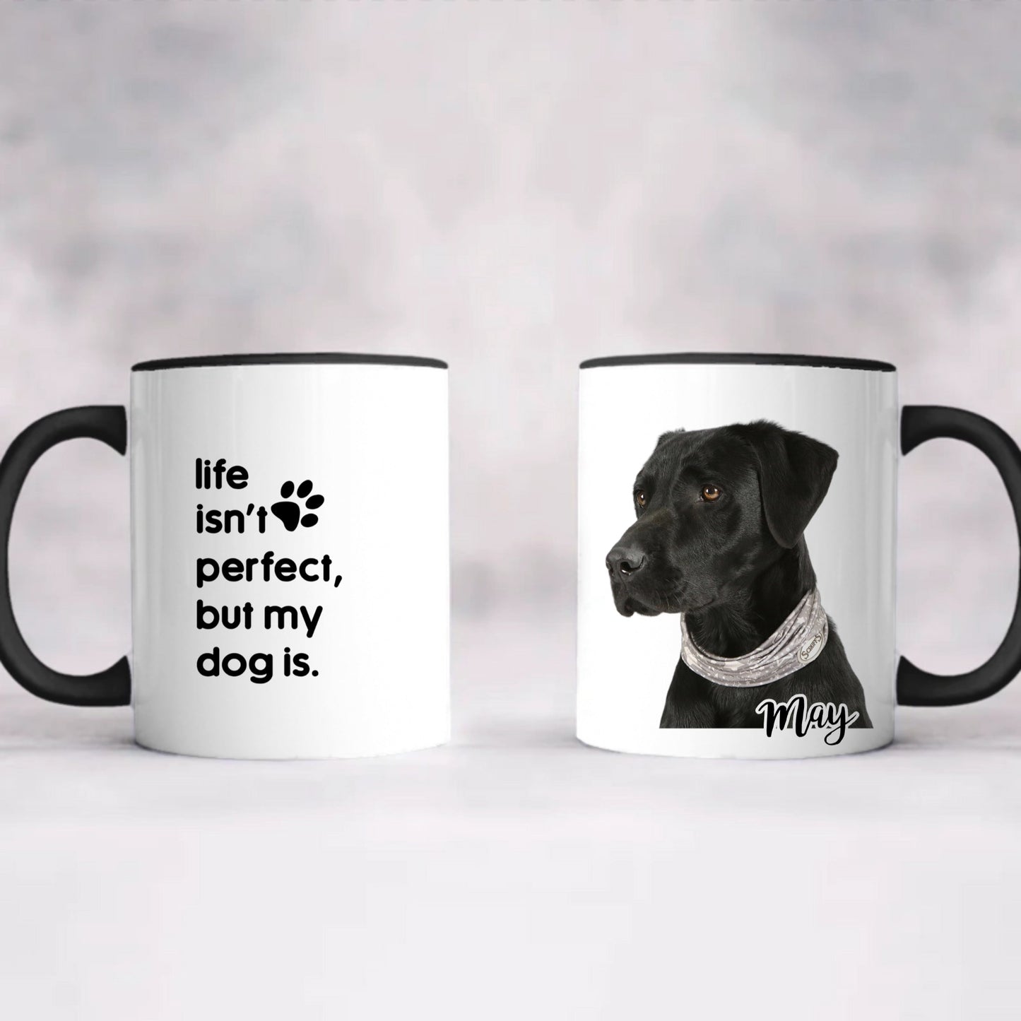 Miah1476 Life Isn't Perfect But My Pet Is - Personalized Custom Coffee Mug