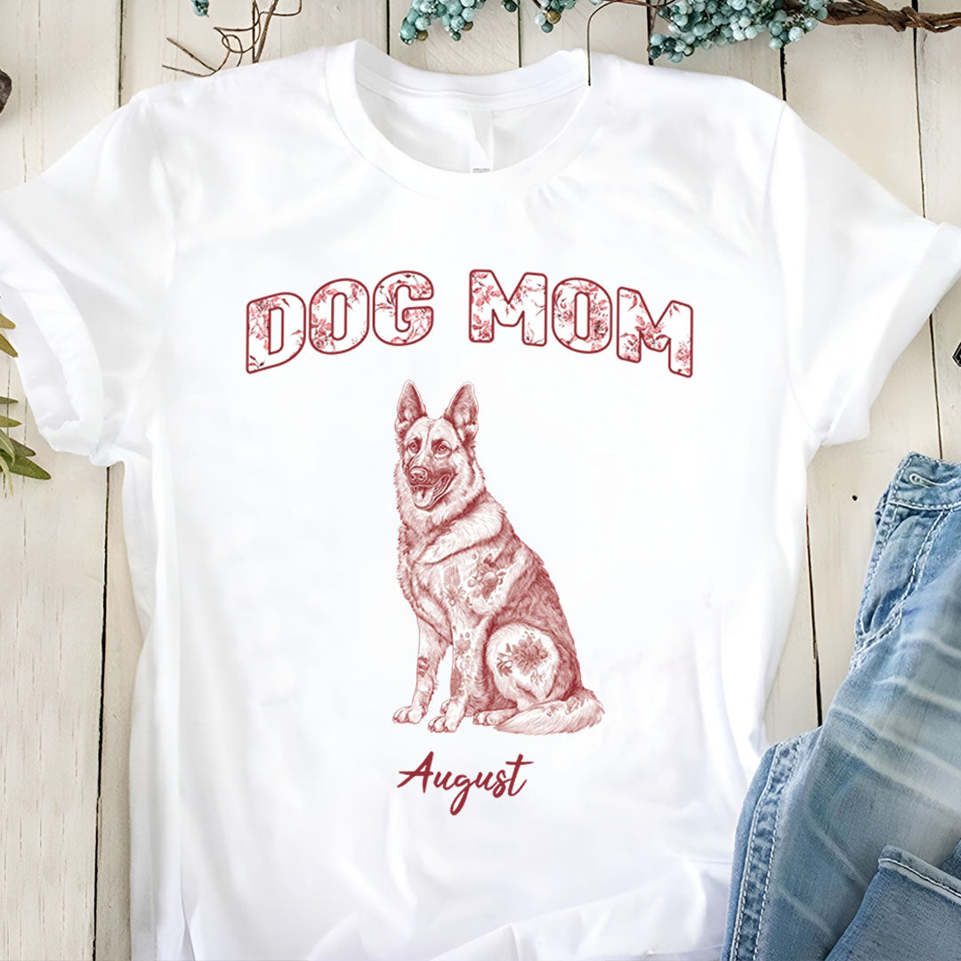 PST57 Toile De Jouy French Dog Lover - Personalized Custom