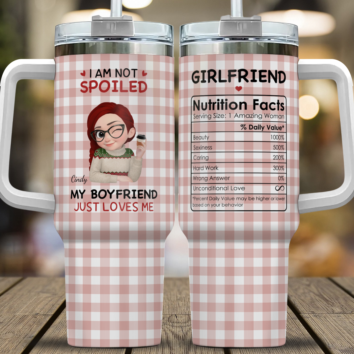 VPST70 I'm Not Spoiled My Husband Just Loves Me - Personalized Custom Tumbler
