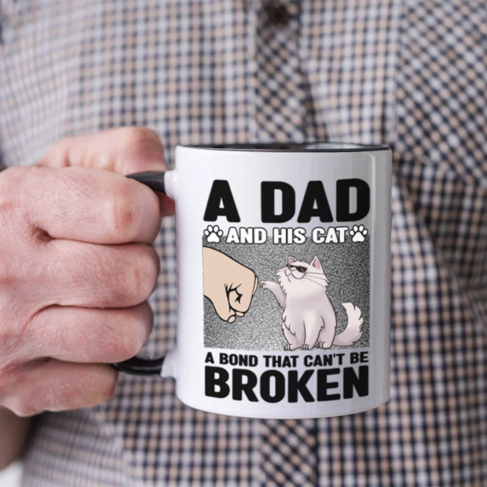 PSTM06 Cat A Bond That Can't Be Broken-Personalized Custom Accent Mug