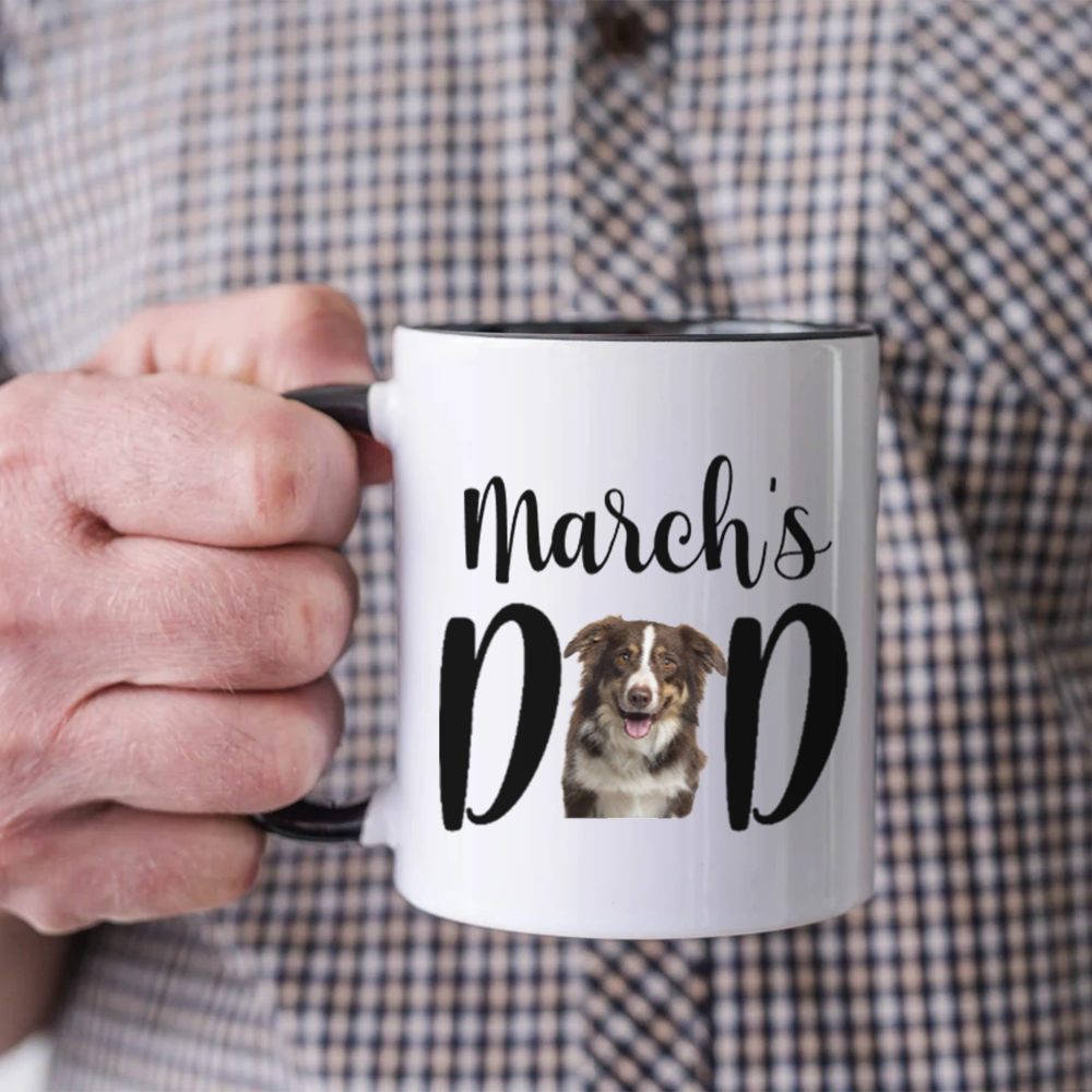 Miah1498 Custom Pet Face Dad Mom-Personalized Custom Accent Mug