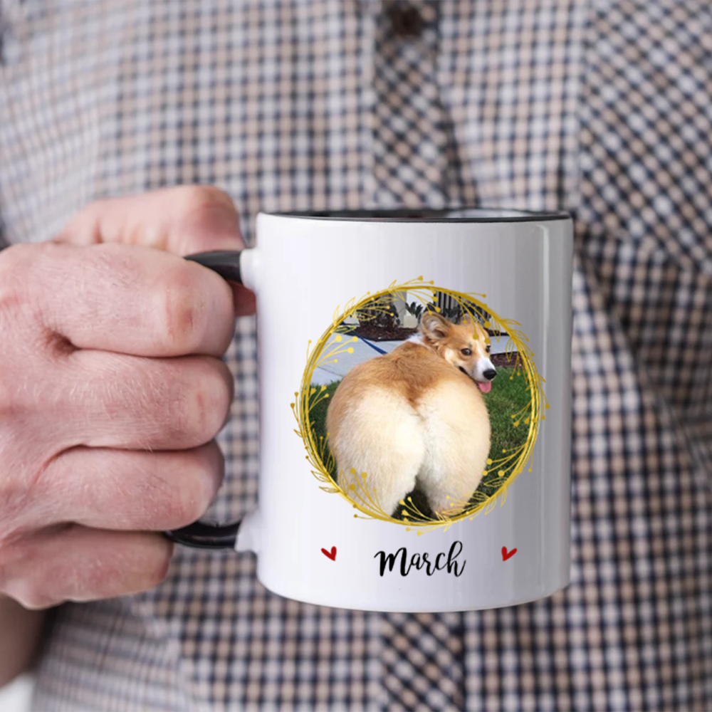 Miah1491 I Love You With All My Butt-Personalized Custom Coffee Mug
