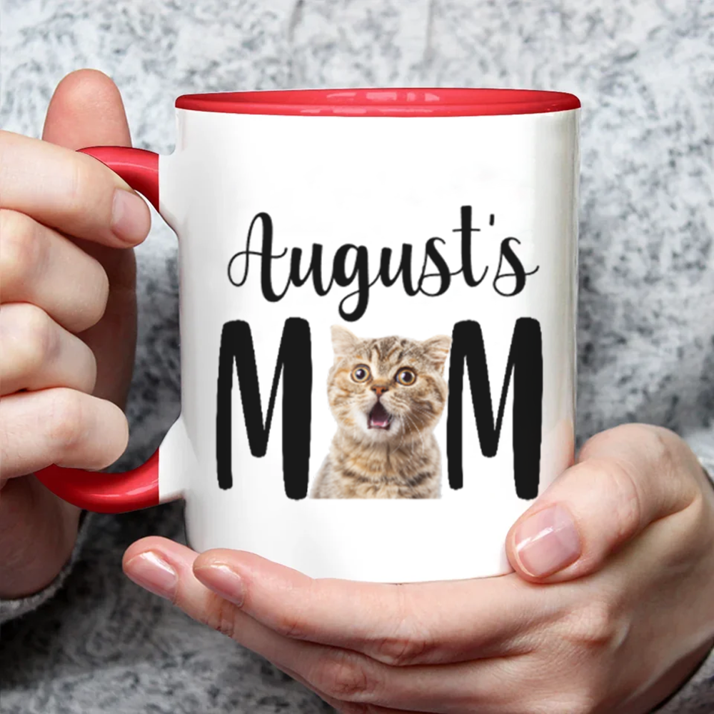 Miah1498 Custom Pet Face Dad Mom-Personalized Custom Coffee Mug