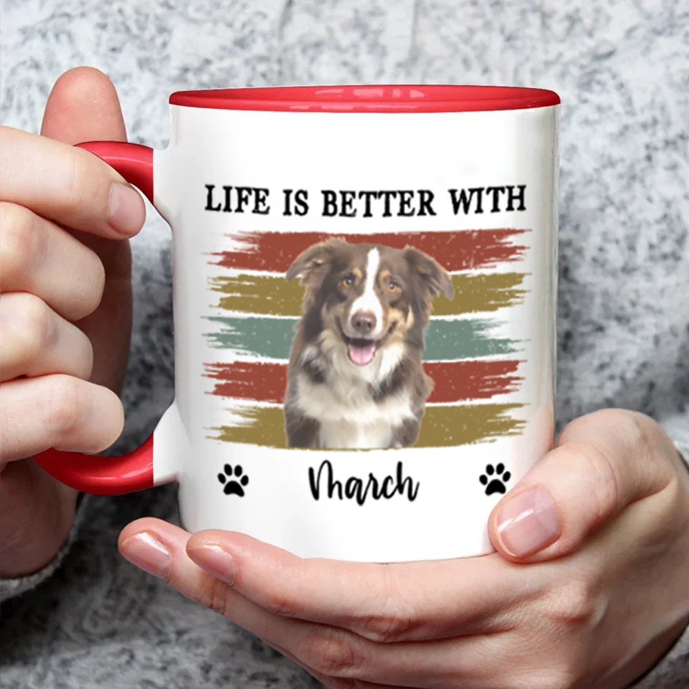 Miah1499 Life Is Better With Pet-Personalized Custom Coffee Mug