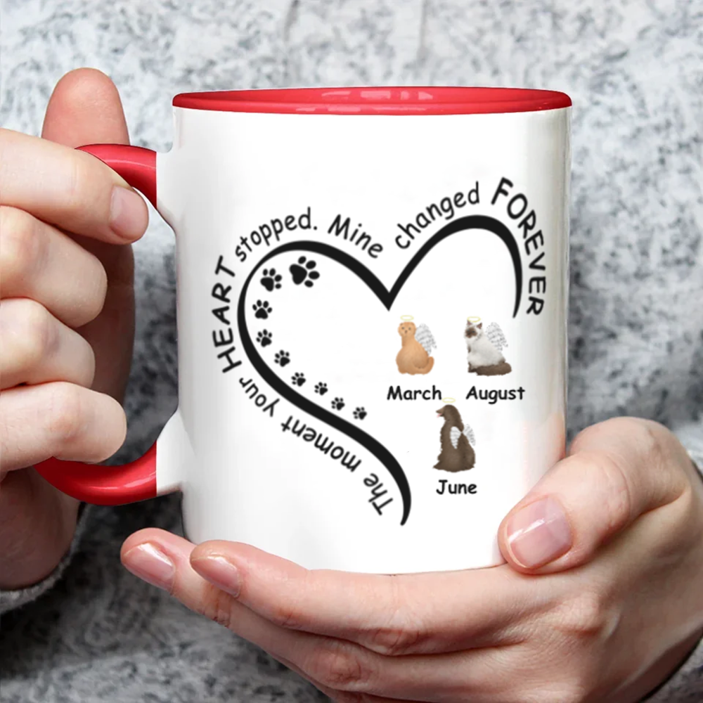 Miah1480 My Heart Changed Forever - Personalized Custom Coffee Mug
