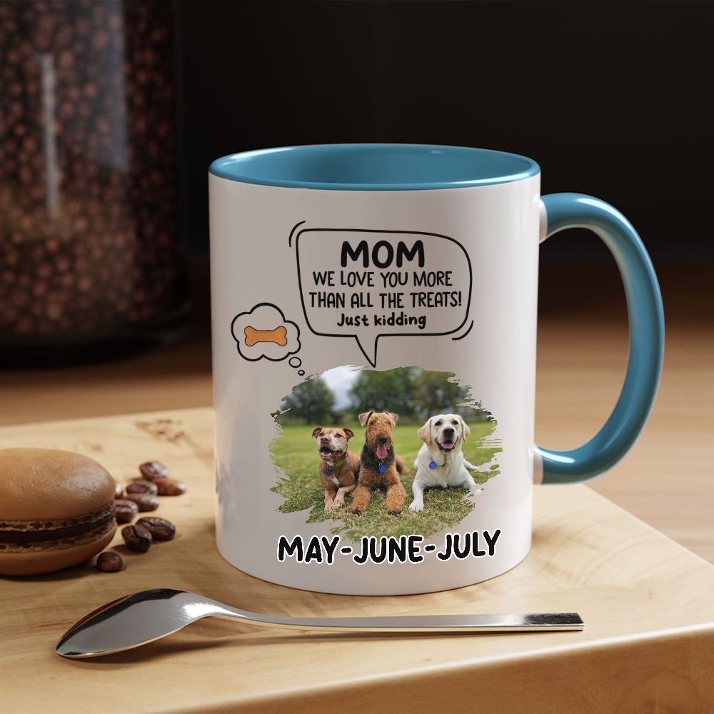Miah1478 I Love You More Than All The Treats Just Kidding-Personalized Custom Accent Mug