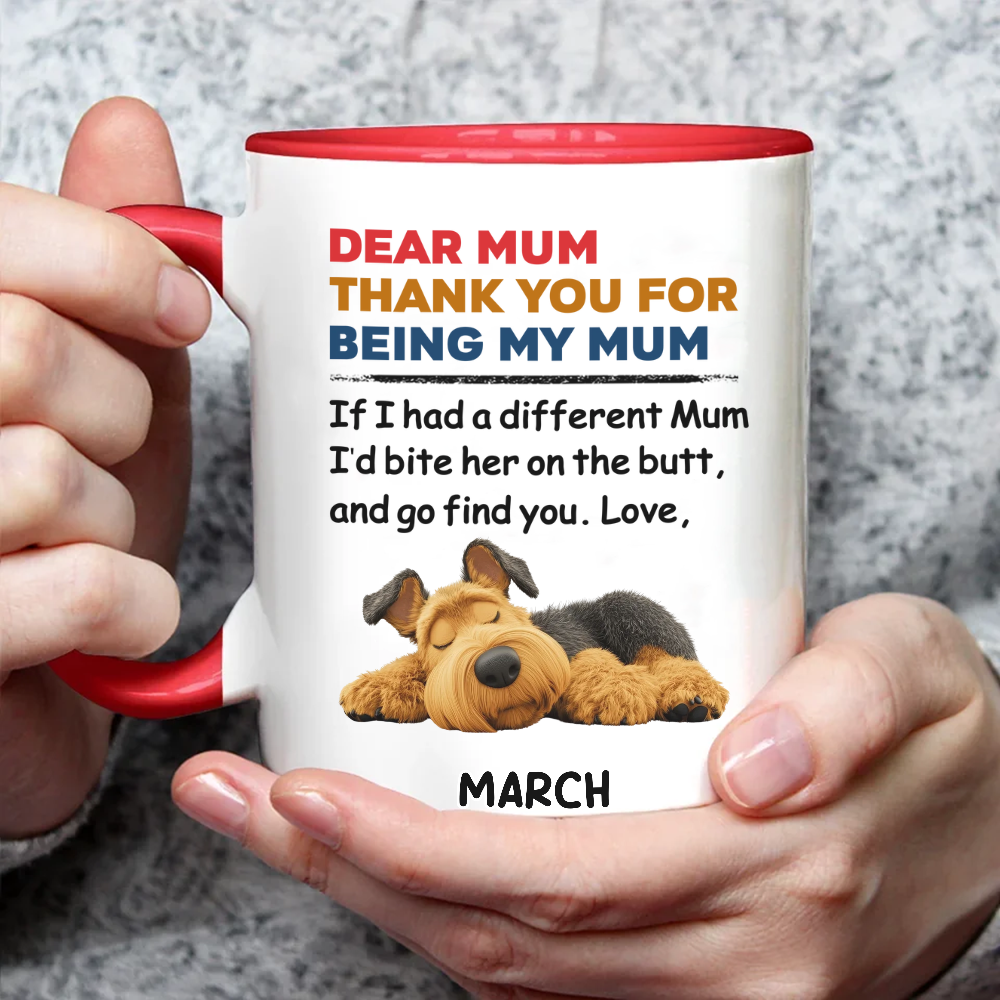 Miah1471 Thank You For Being My Mom Dad-Personalized Custom Accent Mug