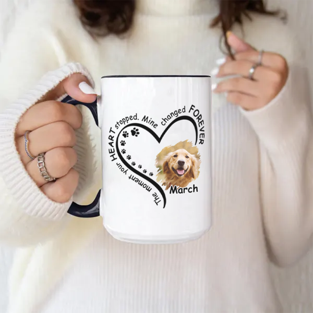 Miah1480 My Heart Changed Forever - Personalized Custom Coffee Mug