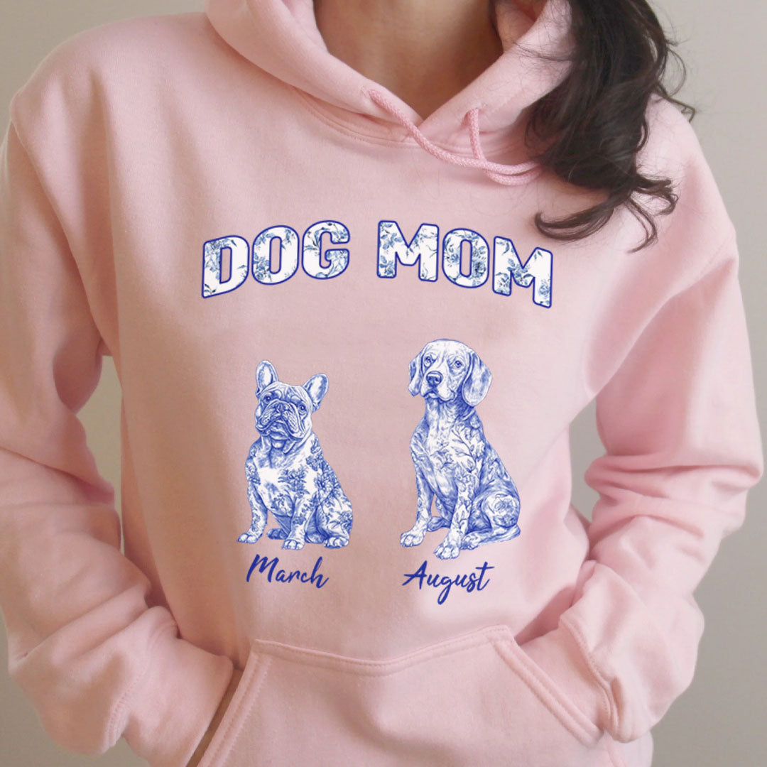 PST57 Toile De Jouy French Dog Lover - Personalized Custom