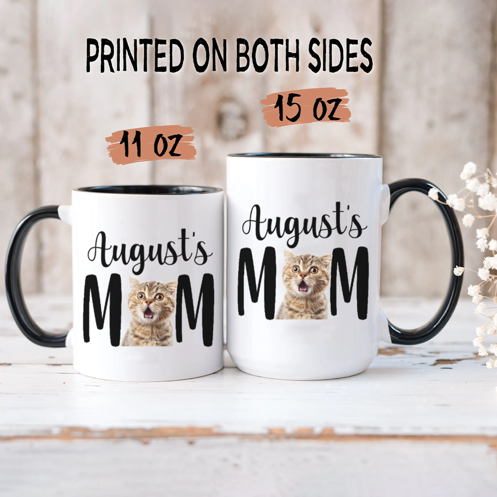 Miah1498 Custom Pet Face Dad Mom-Personalized Custom Coffee Mug