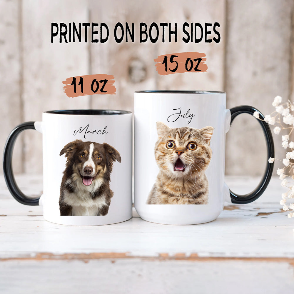 PSTM04 Dog Cat Personalized Custom Accent Accent Mug