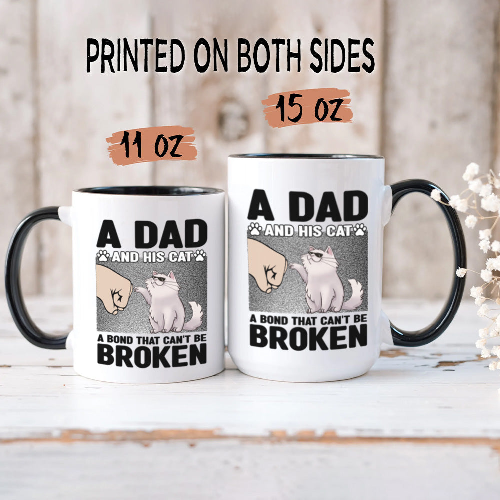 PSTM06 Cat A Bond That Can't Be Broken-Personalized Custom Accent Mug