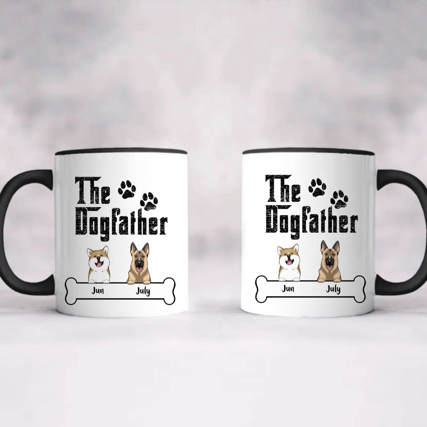 PSTM05 The Dogfather - Personalized Custom Coffee Mug