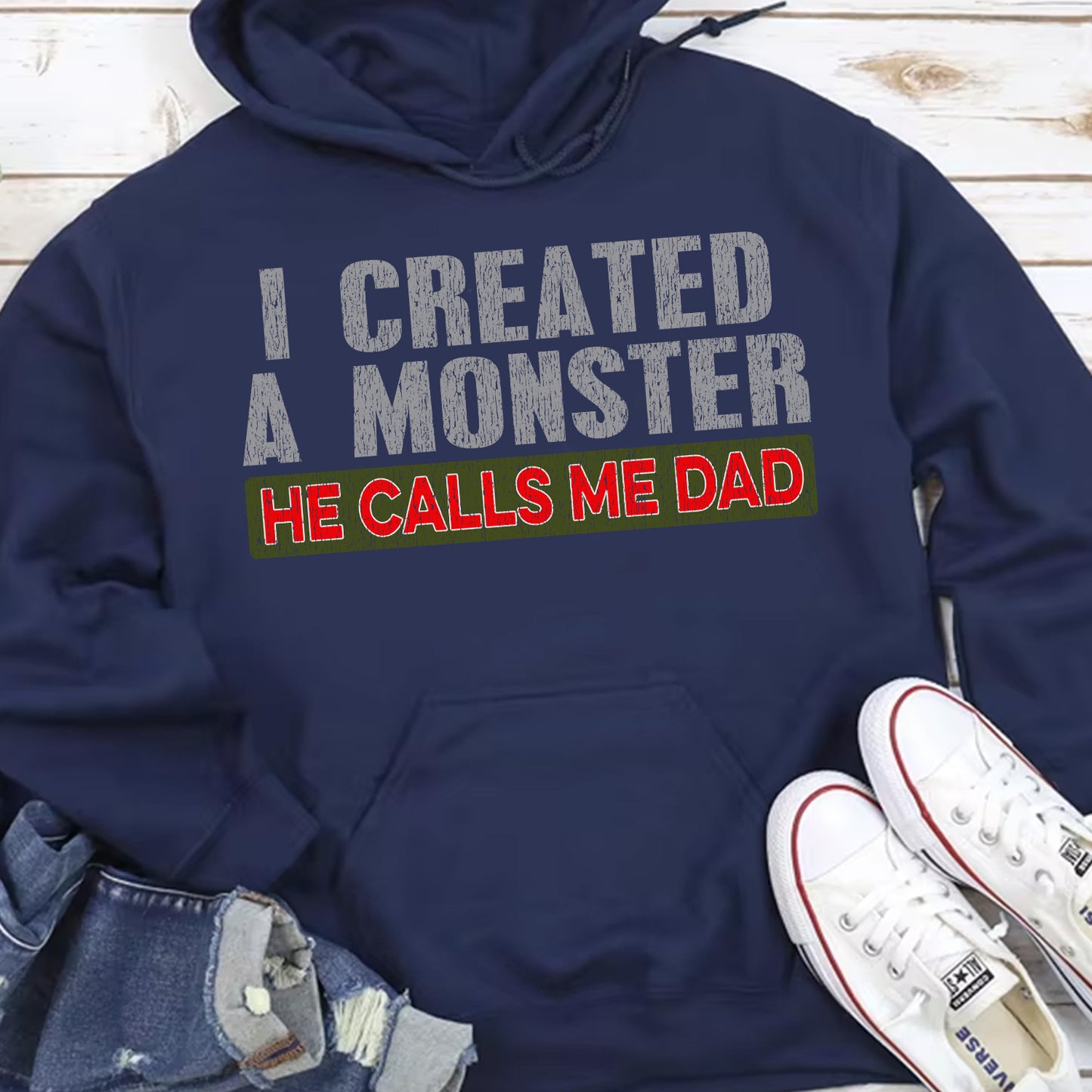 PST213 I Created A Monster - Personalized Custom T-shirt Hoodie
