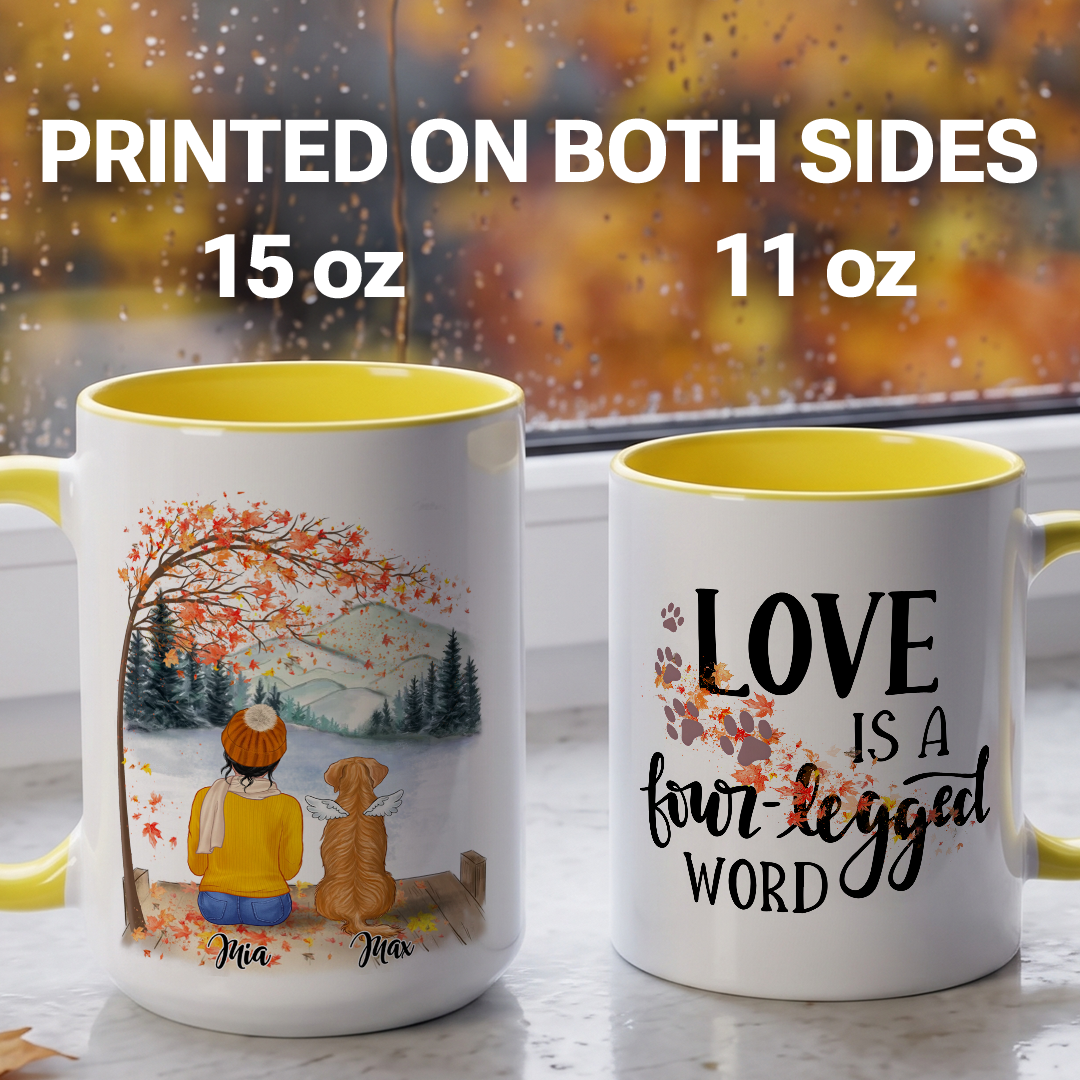 MPST19 Life Is Better With A Dog - Personalized White Mug Accent Mug