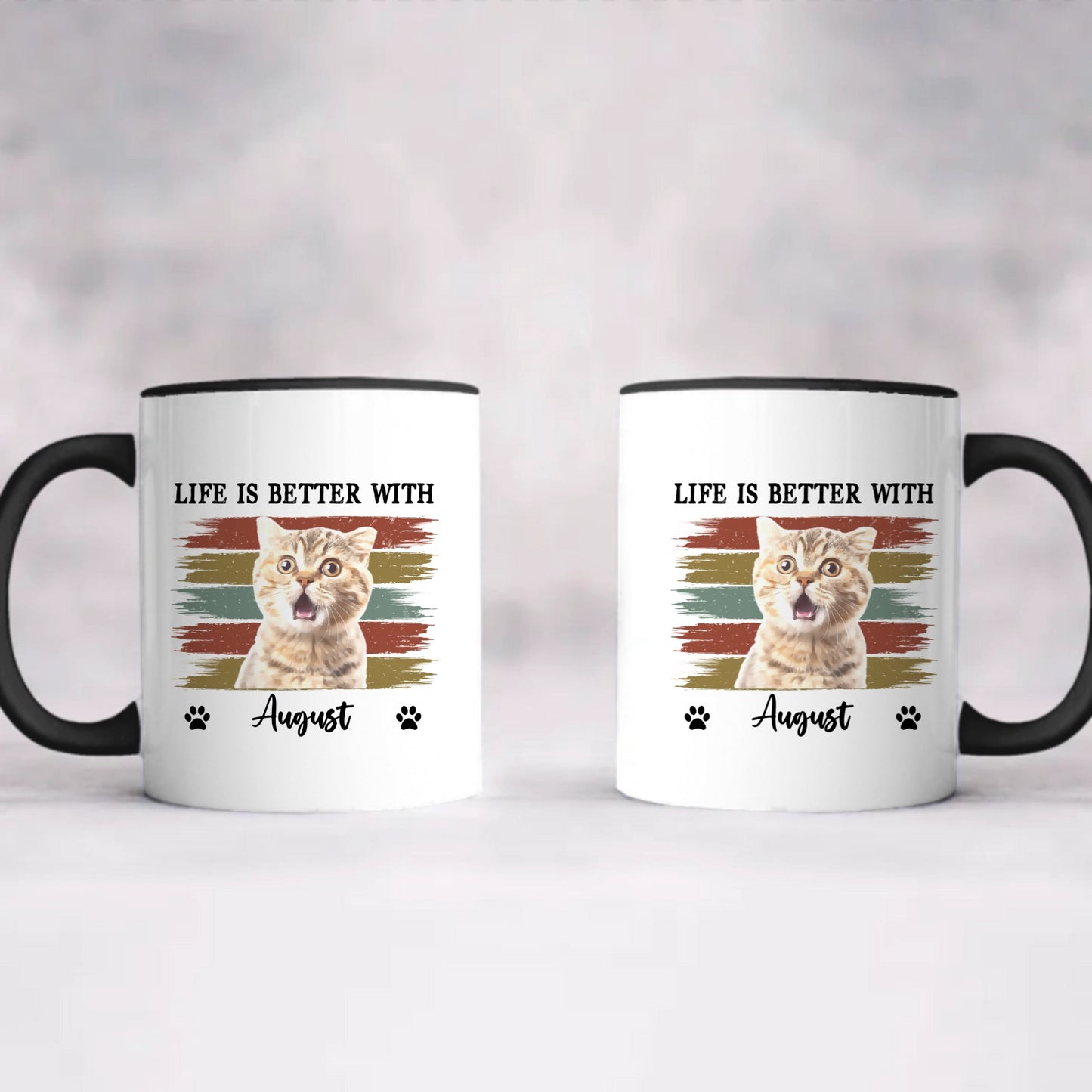 Miah1499 Life Is Better With Pet-Personalized Custom Coffee Mug
