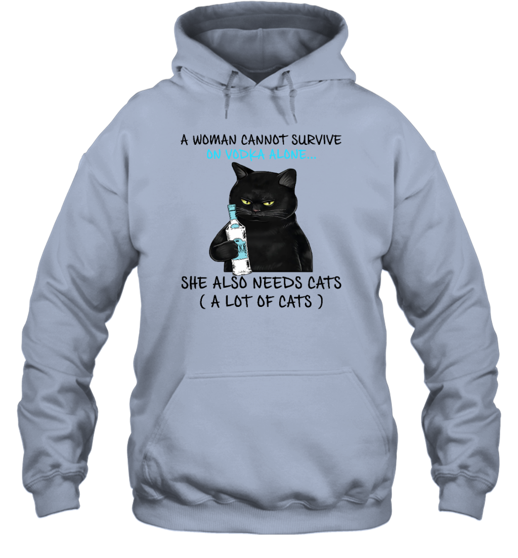 Miah1071_vodka A Woman Cannot Survive On Vodka Alone She Also Needs Cats