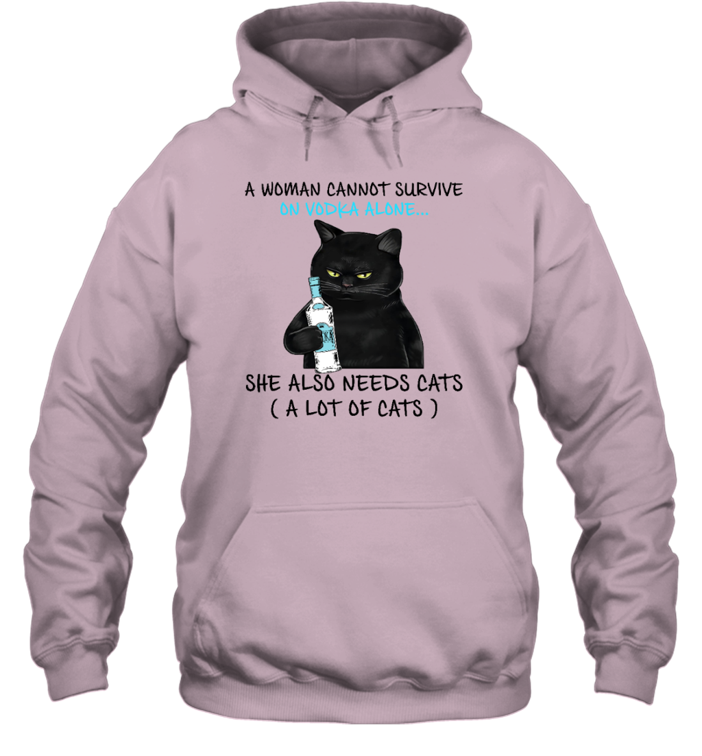 Miah1071_vodka A Woman Cannot Survive On Vodka Alone She Also Needs Cats