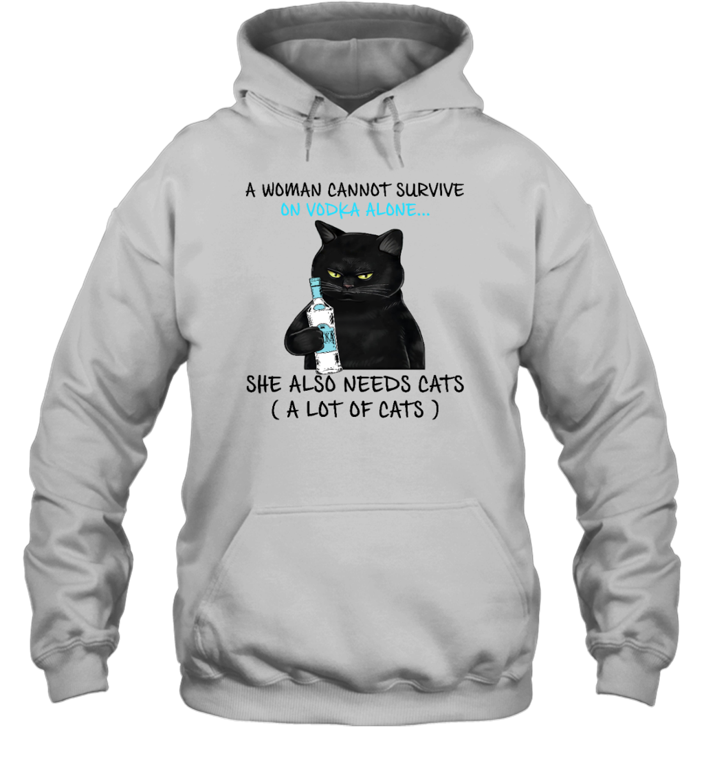 Miah1071_vodka A Woman Cannot Survive On Vodka Alone She Also Needs Cats