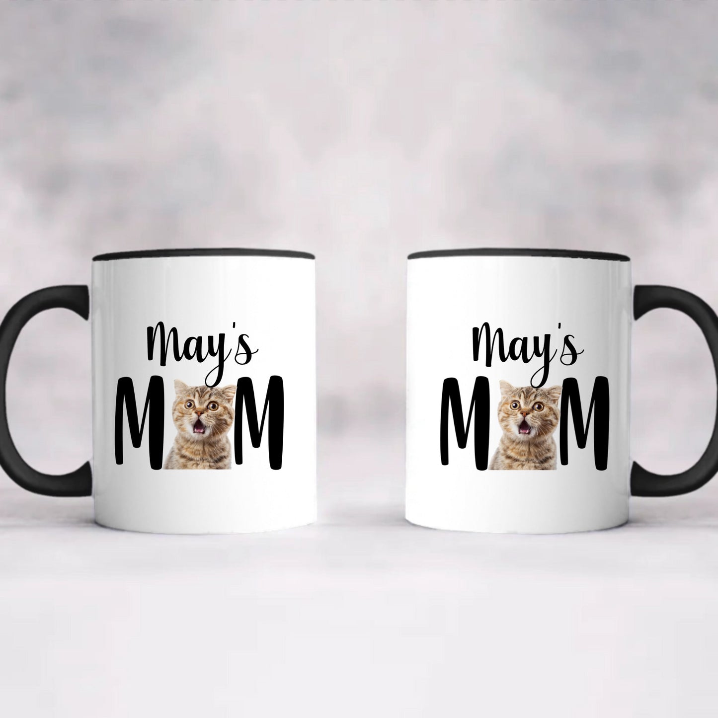 Miah1498 Custom Pet Face Dad Mom-Personalized Custom Coffee Mug