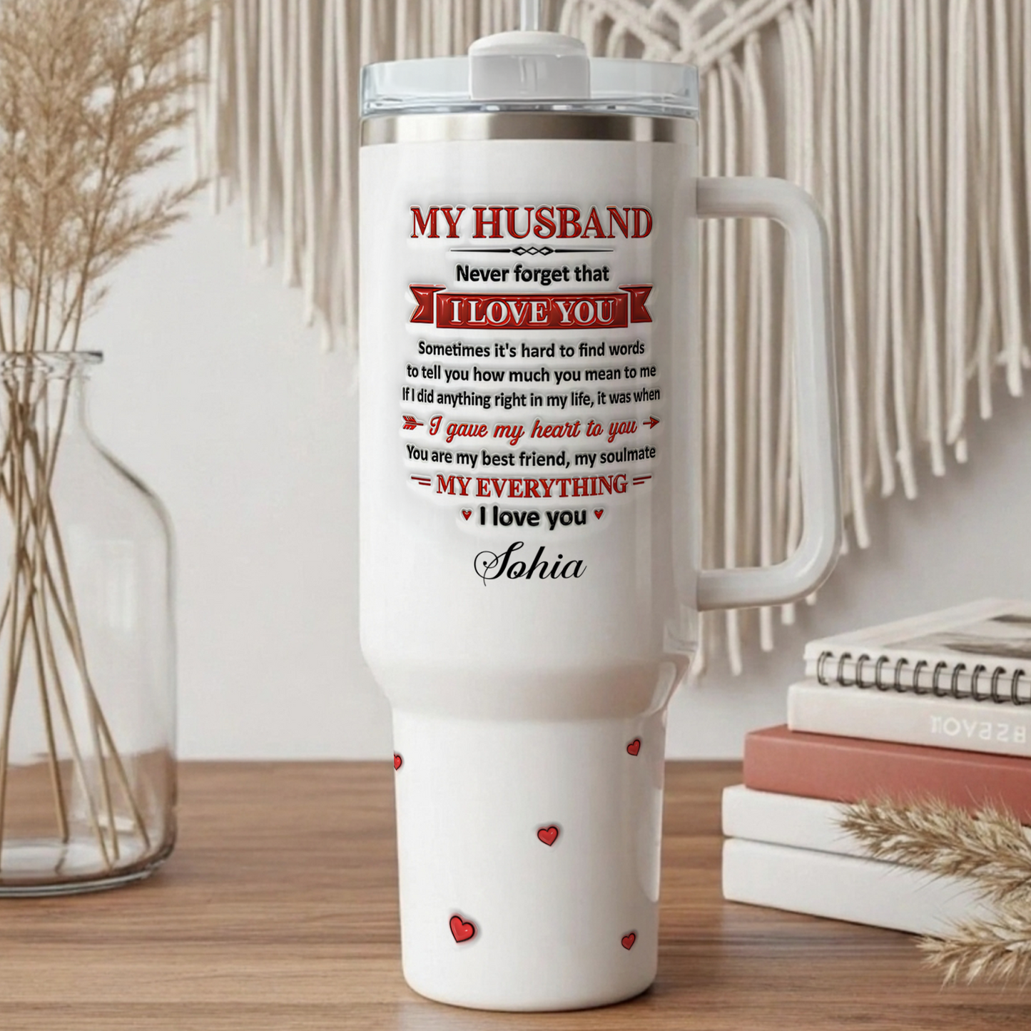 VPST50 Never Forget That I Love You - Personalized Custom Tumbler