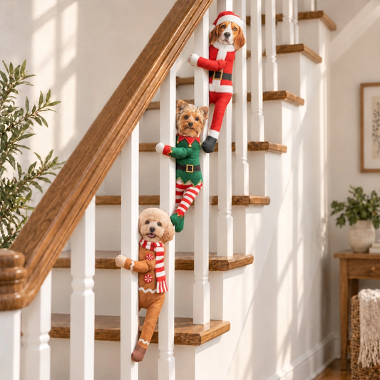 PST260 Merry Christmas Funny - Personalized Poseable Plush Doll