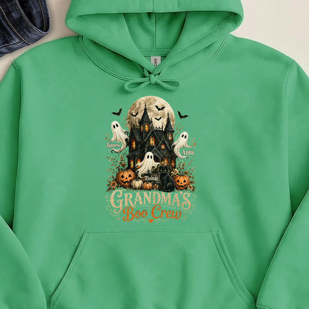 UPST99 Grandma's Boo Crew Halloween - Personalized T-shirt Hoodie