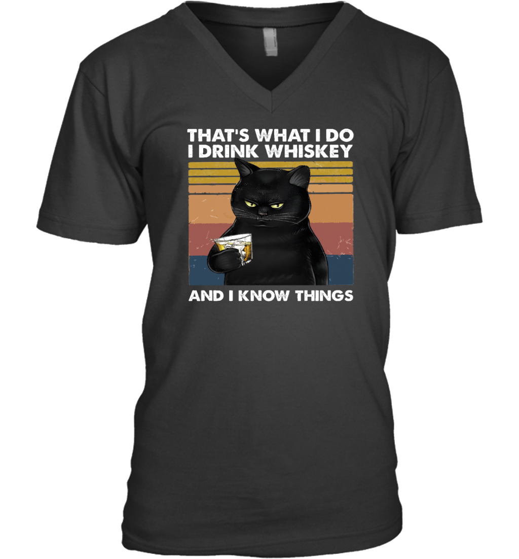 Miah926_cat That's What I Do I Drink Whiskey And I Know Things
