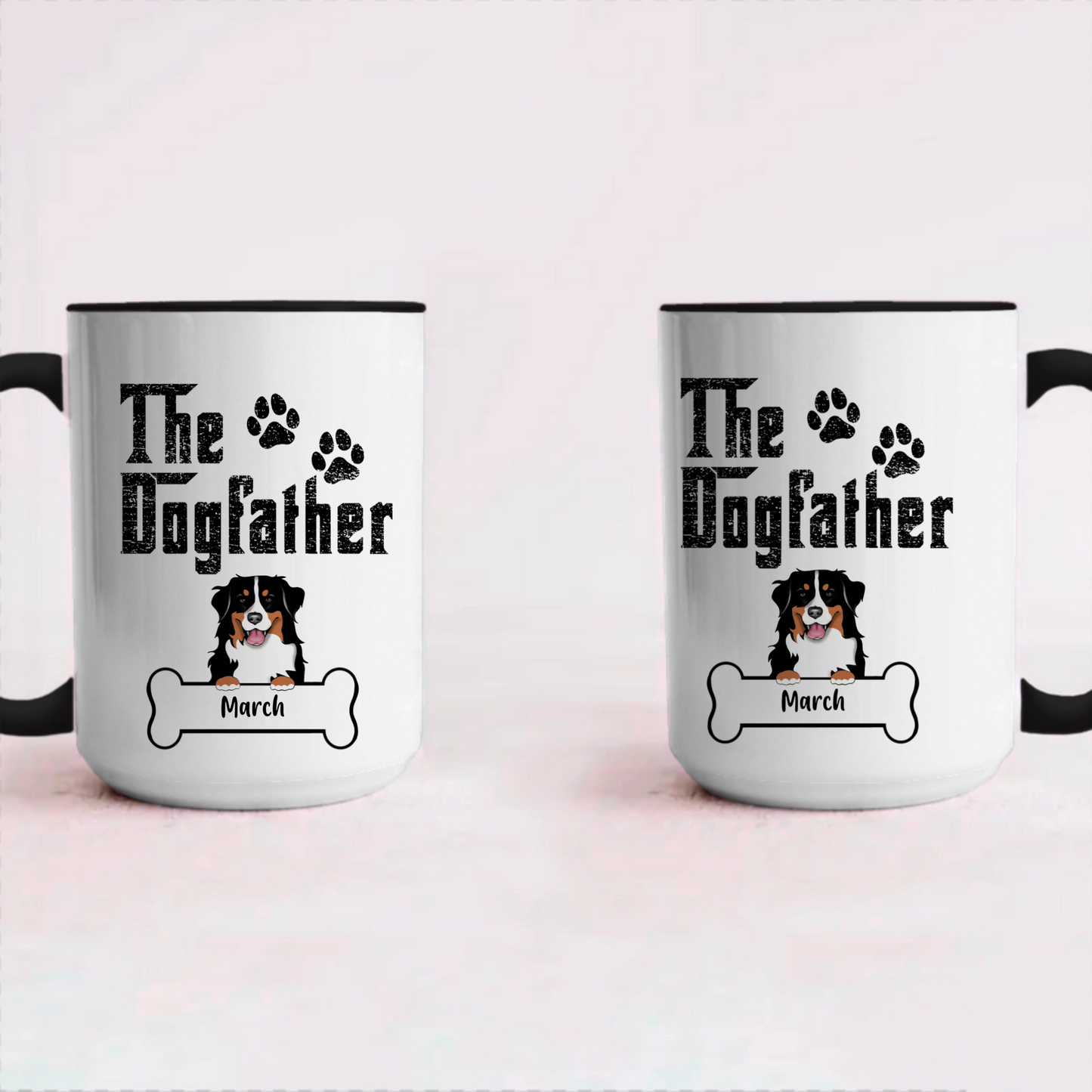 PSTM05 The Dogfather - Personalized Custom Coffee Mug