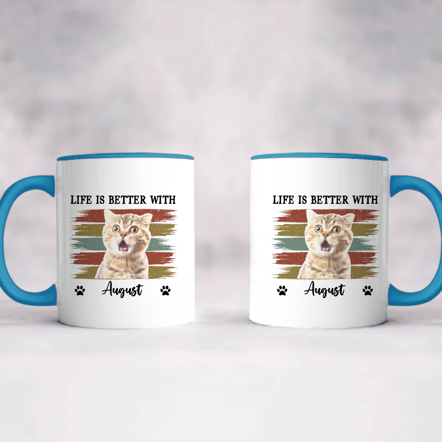 Miah1499 Life Is Better With Pet-Personalized Custom Coffee Mug