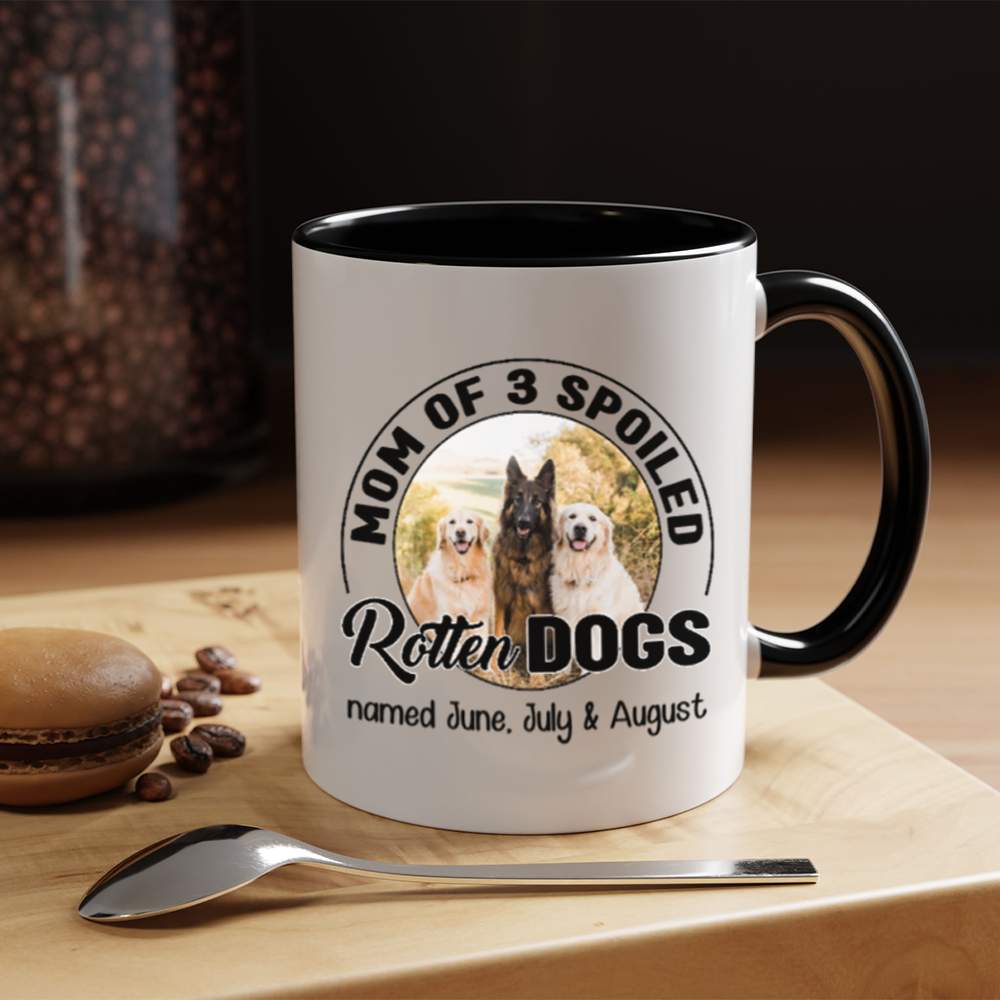 Miah1505 Dad Mom Of A Spoiled Rotten Pet-Personalized Custom Coffee Mug