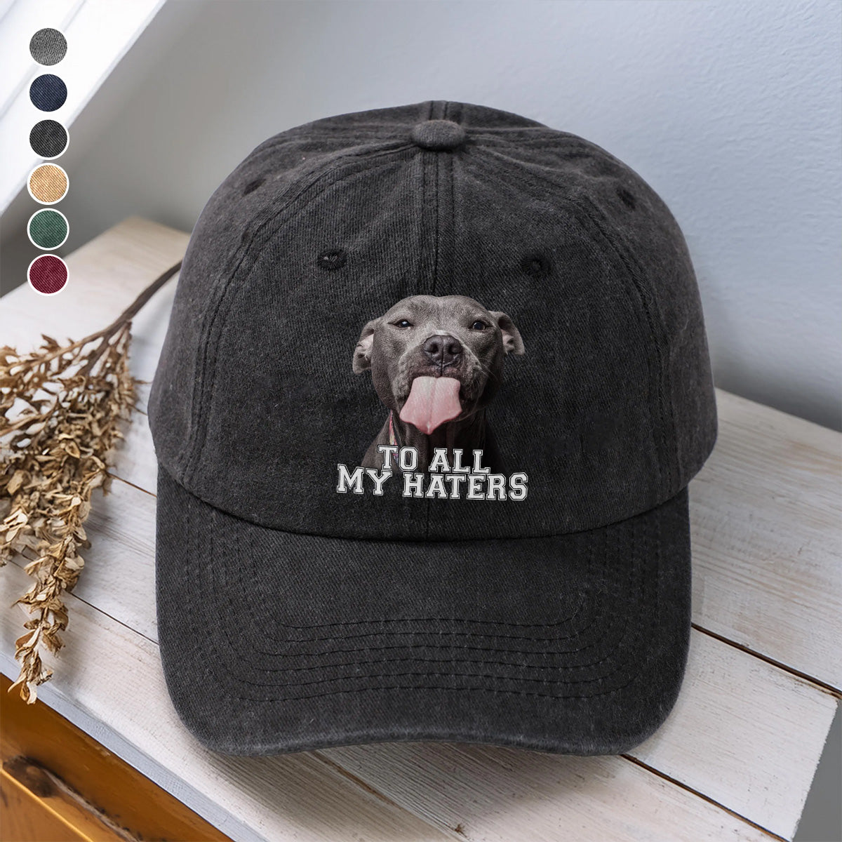 PSC16 To All My Haters - Wash Denim Cap