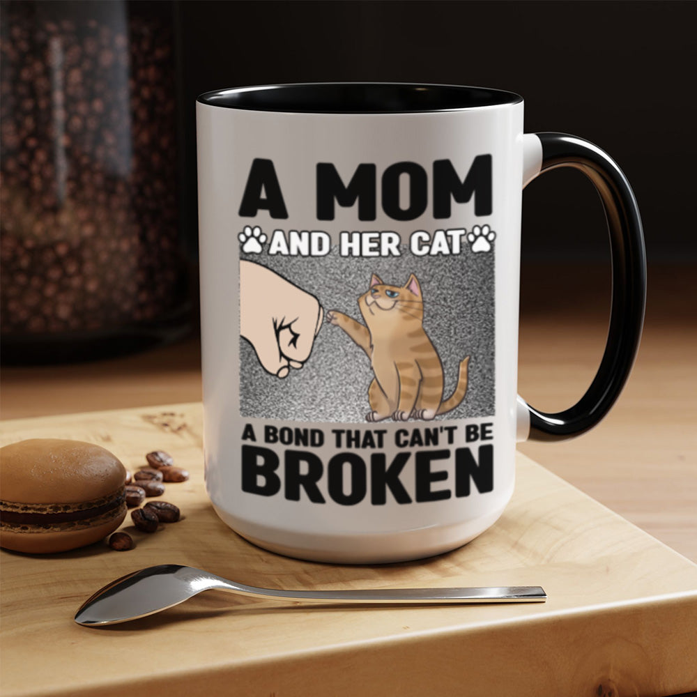 PSTM06 Cat A Bond That Can't Be Broken-Personalized Custom Accent Mug