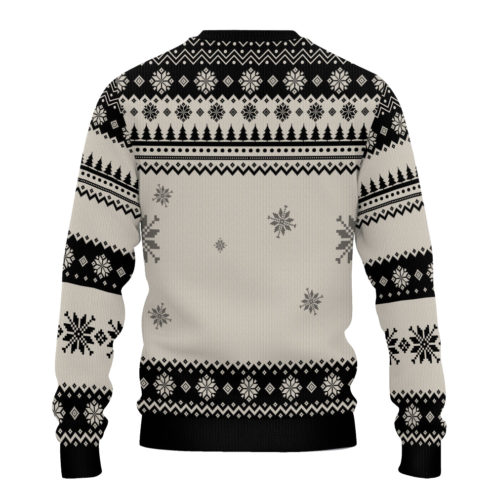 PSTS13 Cat Dad Xmas - Personalized Custom Sweater