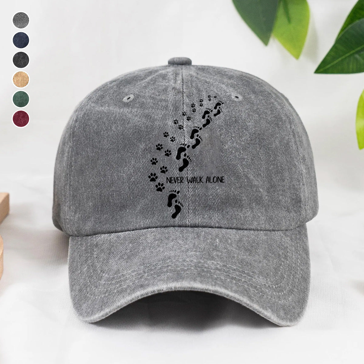 PSC26 Never Walk Alone - Wash Denim Cap