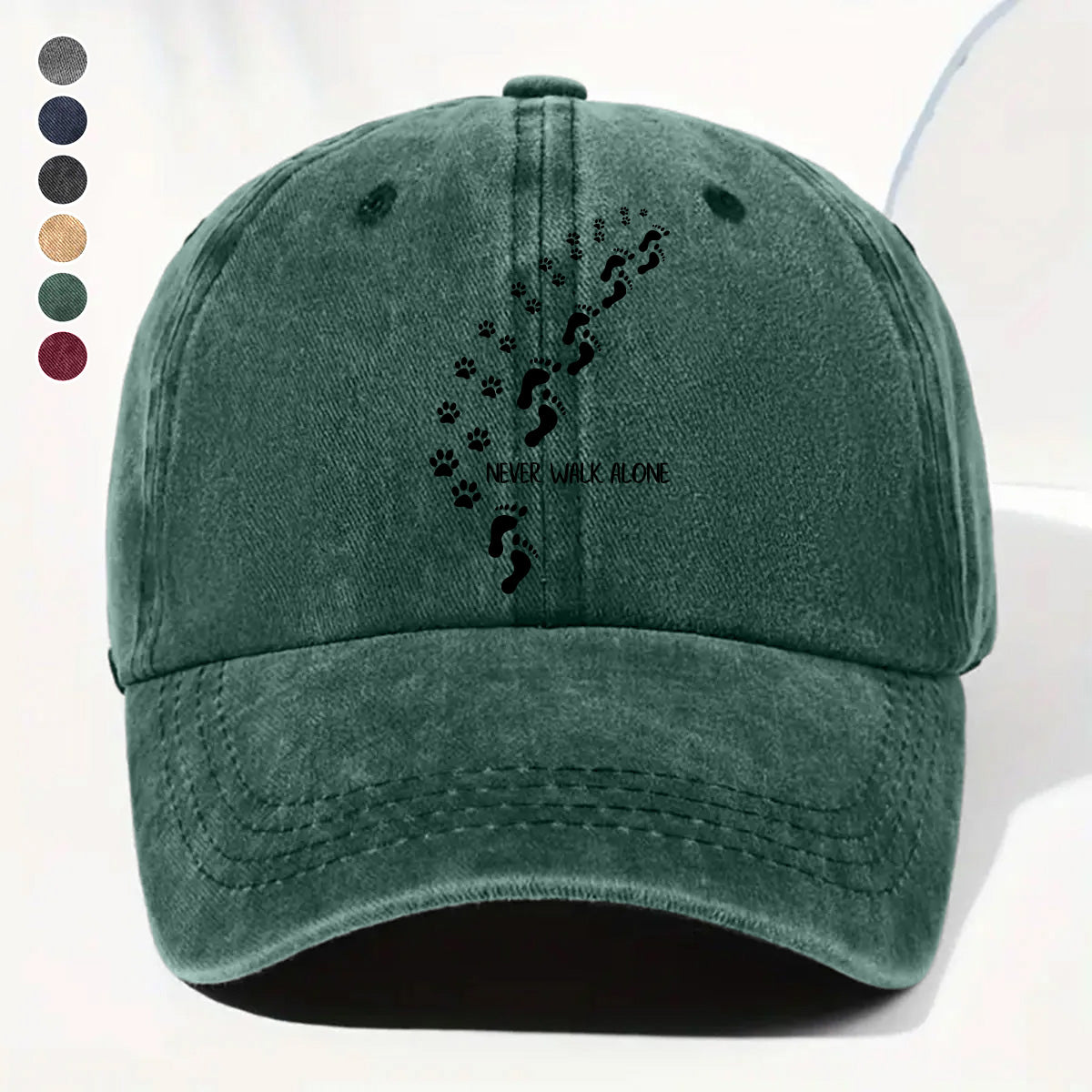 PSC26 Never Walk Alone - Wash Denim Cap