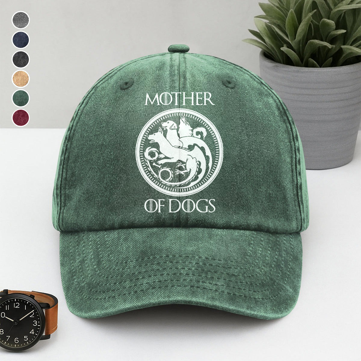 PSC18 Mother Of Dogs - Wash Denim Cap