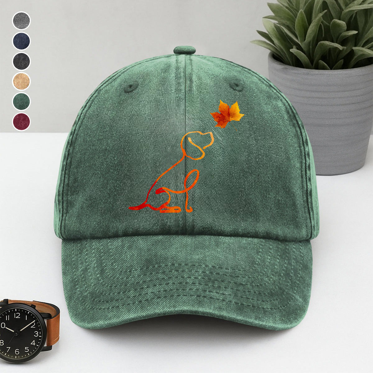 PSC20 Dog Autumn - Wash Denim Cap