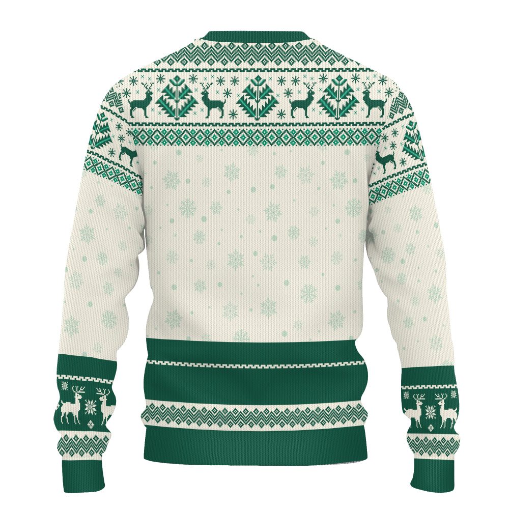 PSTS29 Happy Pawlidays Dog Dad Xmas - Personalized Custom Sweater