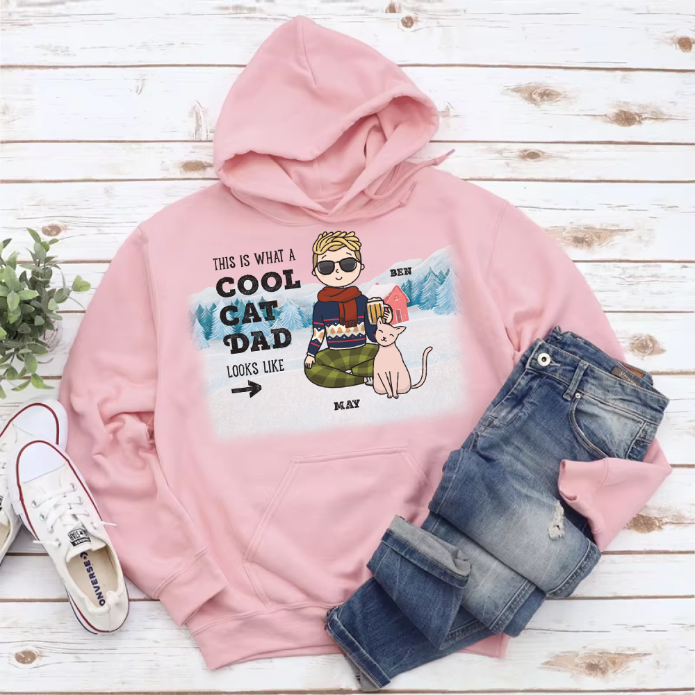 PST13 This Is What A Cool Cat Dad Looks Like - Christmas