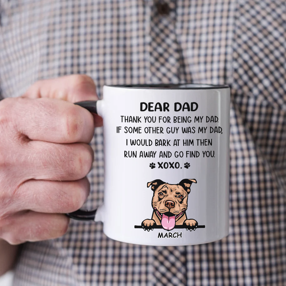 Miah1474 Dear Mom Thank You For Being My Mom XoXo-Personalized Custom Accent Mug