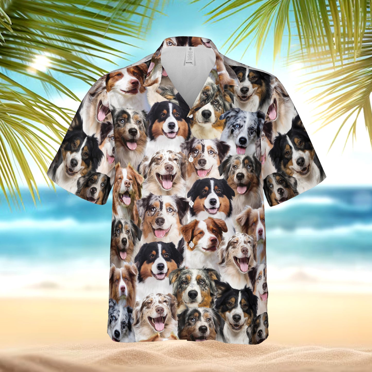 PSAH35 Australian Shepherds Hawaiian Shirt