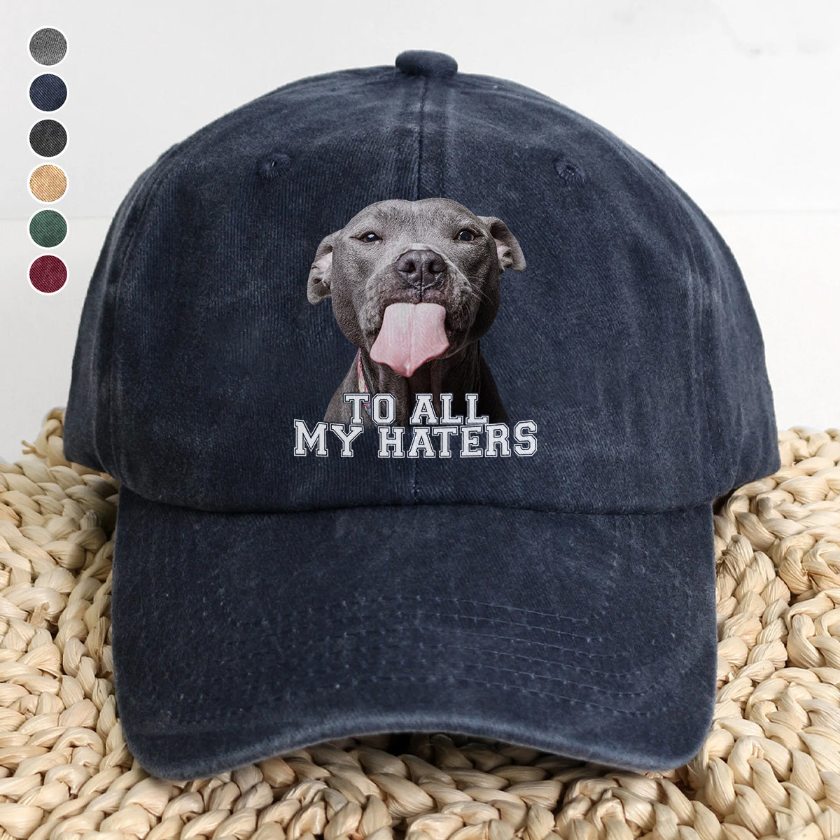 PSC16 To All My Haters - Wash Denim Cap