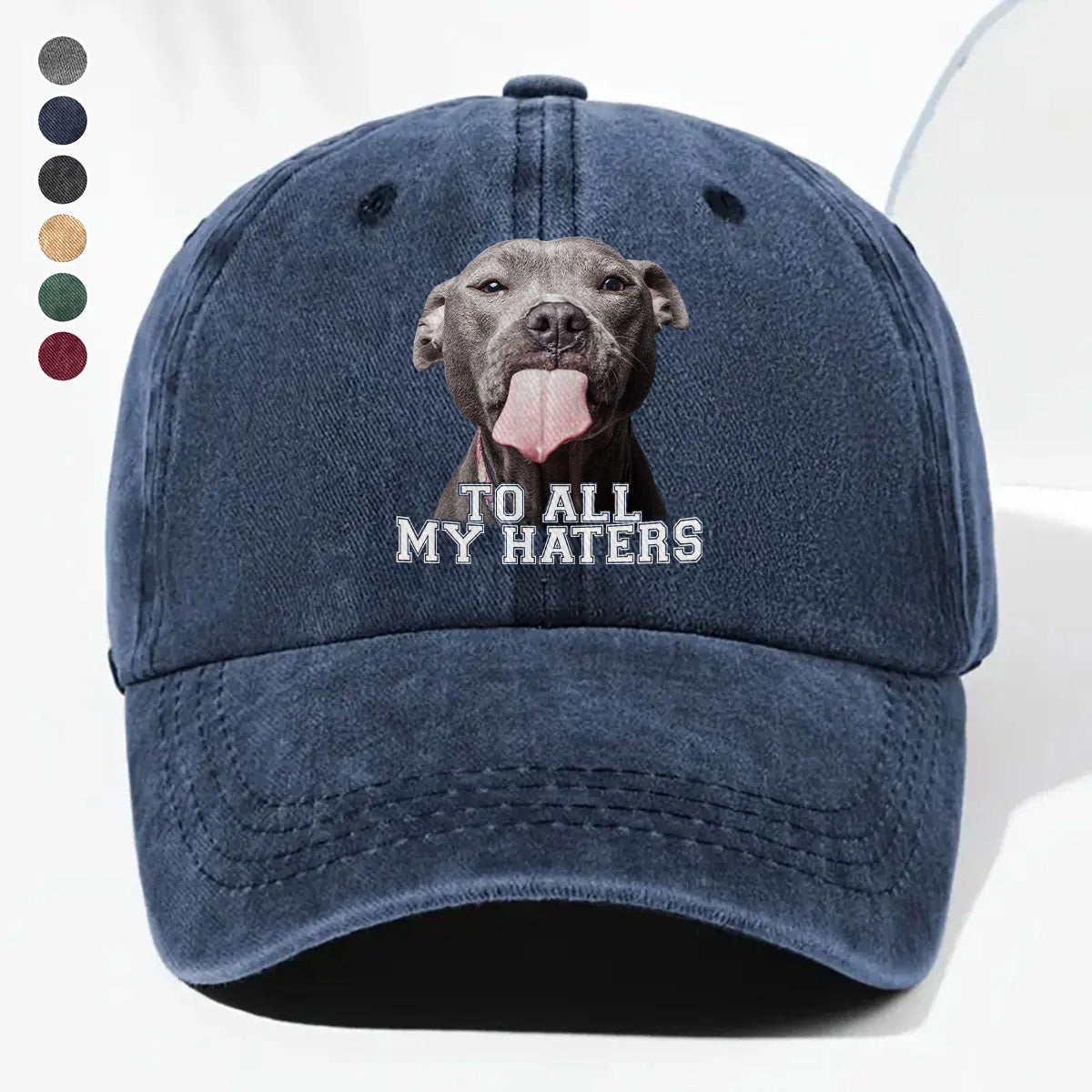 PSC16 To All My Haters - Wash Denim Cap