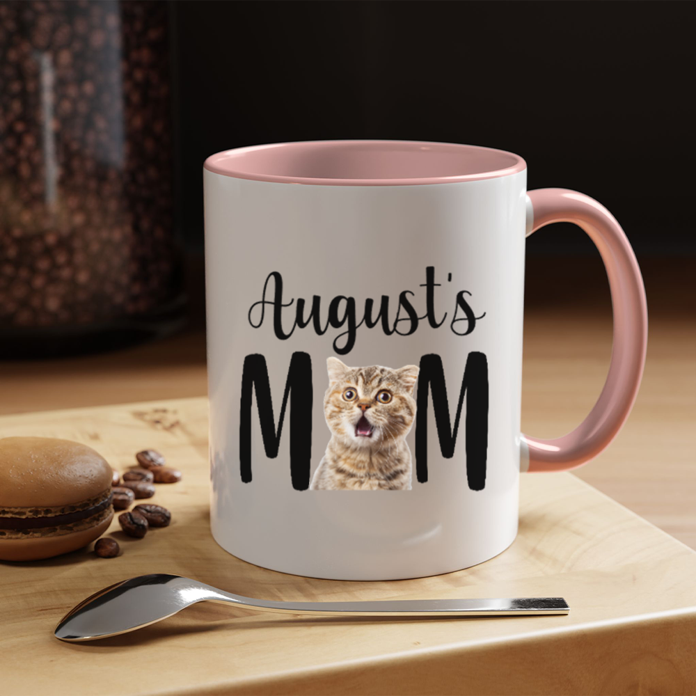 Miah1498 Custom Pet Face Dad Mom-Personalized Custom Coffee Mug