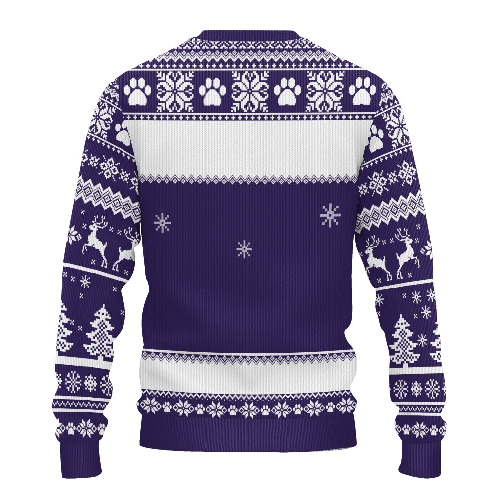 PSTS43 Is This Jolly Enough Grumpy Cat Xmas - Personalized Custom Sweater