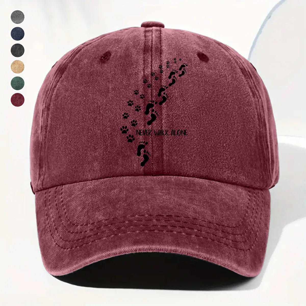 PSC26 Never Walk Alone - Wash Denim Cap