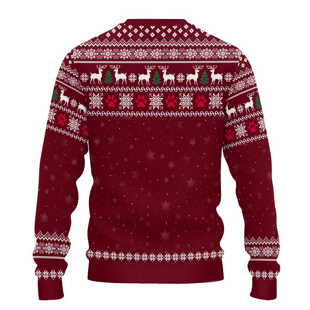PSTS37 Cat Lover Christmas Pattern - Personalized Custom Sweater
