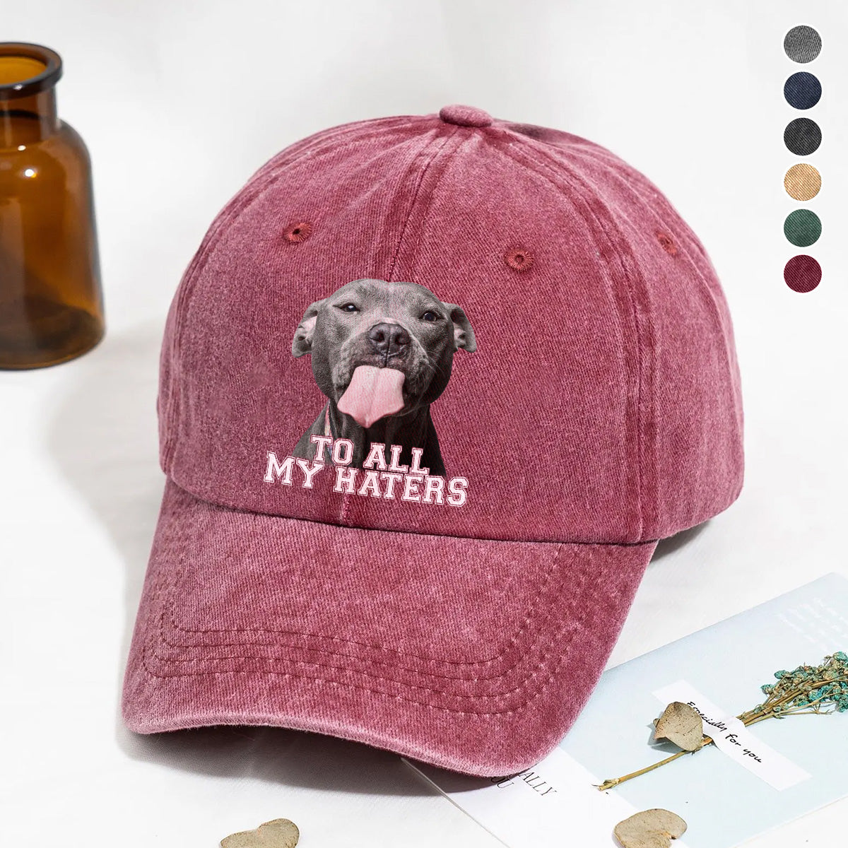 PSC16 To All My Haters - Wash Denim Cap